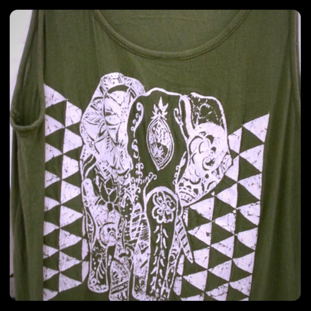 Never-worn fringed tank